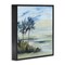 Stupell Industries Windy Palm Trees Framed Giclee Wall Art Design by Lera
